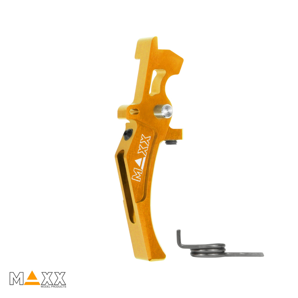 Maxx Model CNC Aluminum Advanced Speed Trigger (Style D) (Dark Earth)