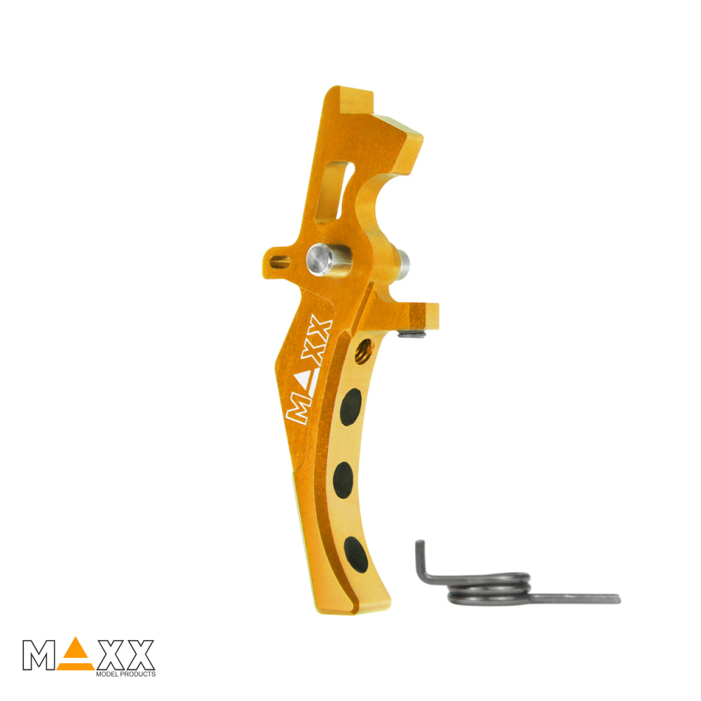 Maxx Model CNC Aluminum Advanced Speed Trigger (Style D) (Dark Earth)