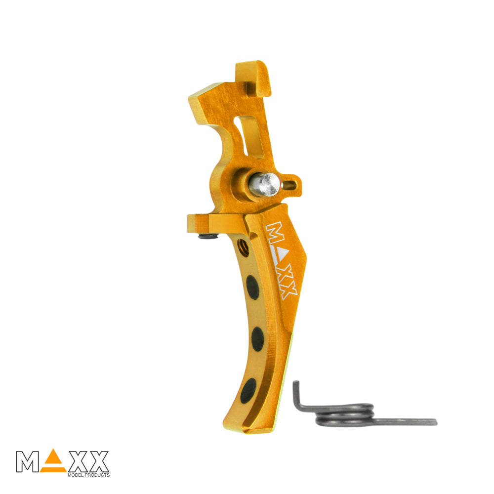 Maxx Model CNC Aluminum Advanced Speed Trigger (Style D) (Dark Earth)