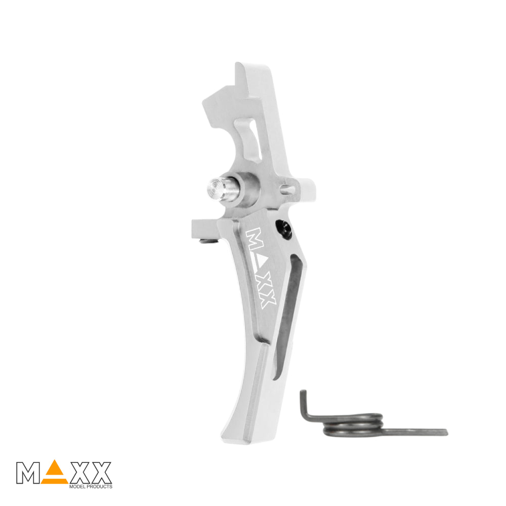 Maxx Model CNC Aluminum Advanced Speed Trigger (Style D) (Silver)