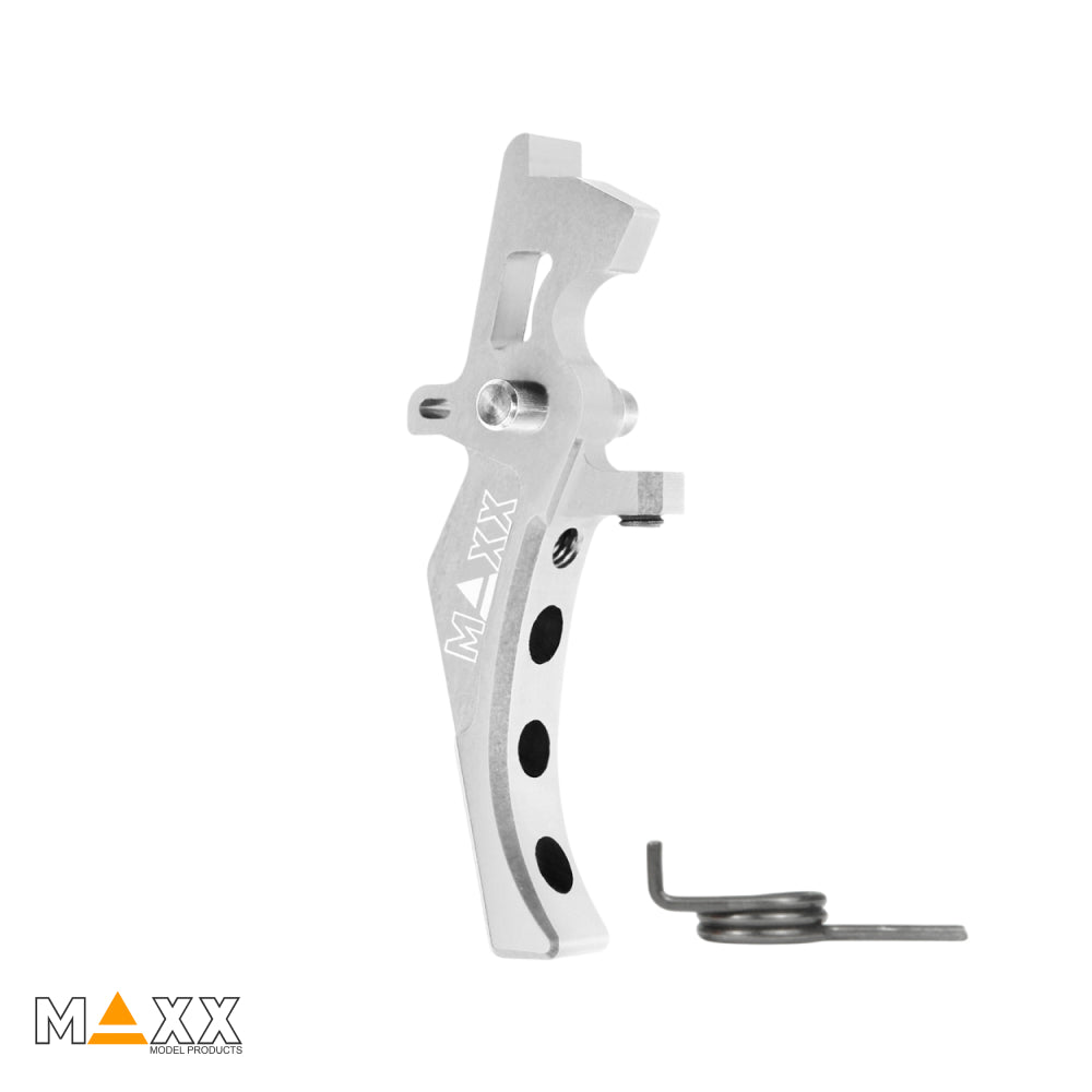 Maxx Model CNC Aluminum Advanced Speed Trigger (Style D) (Silver)