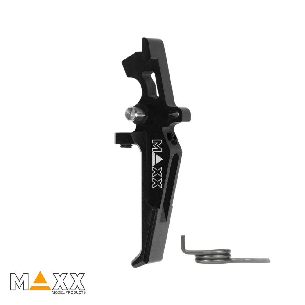 MAXX Model CNC Aluminum Advanced Speed Trigger (Style E) (Black)