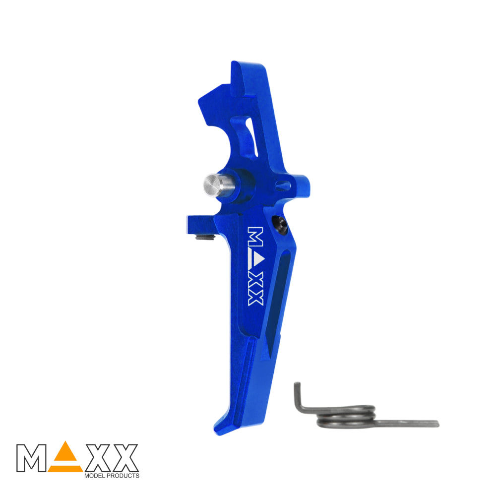 MAXX Model CNC Aluminum Advanced Speed Trigger (Style E) (Blue)