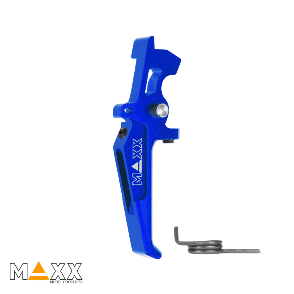 MAXX Model CNC Aluminum Advanced Speed Trigger (Style E) (Blue)