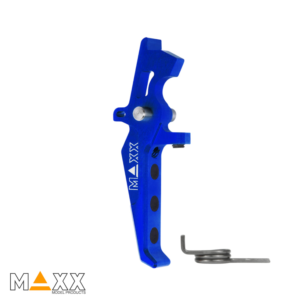 MAXX Model CNC Aluminum Advanced Speed Trigger (Style E) (Blue)