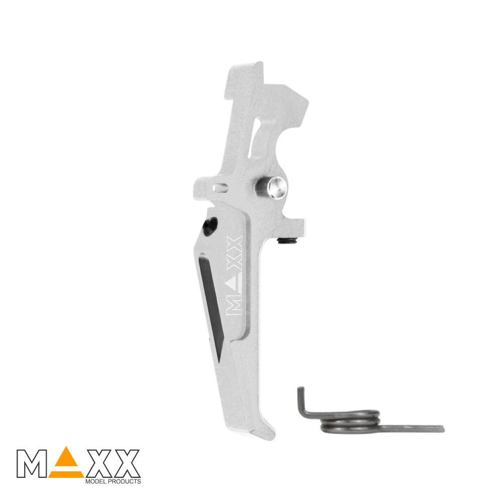 MAXX Model CNC Aluminum Advanced Speed Trigger (Style E) (Silver)