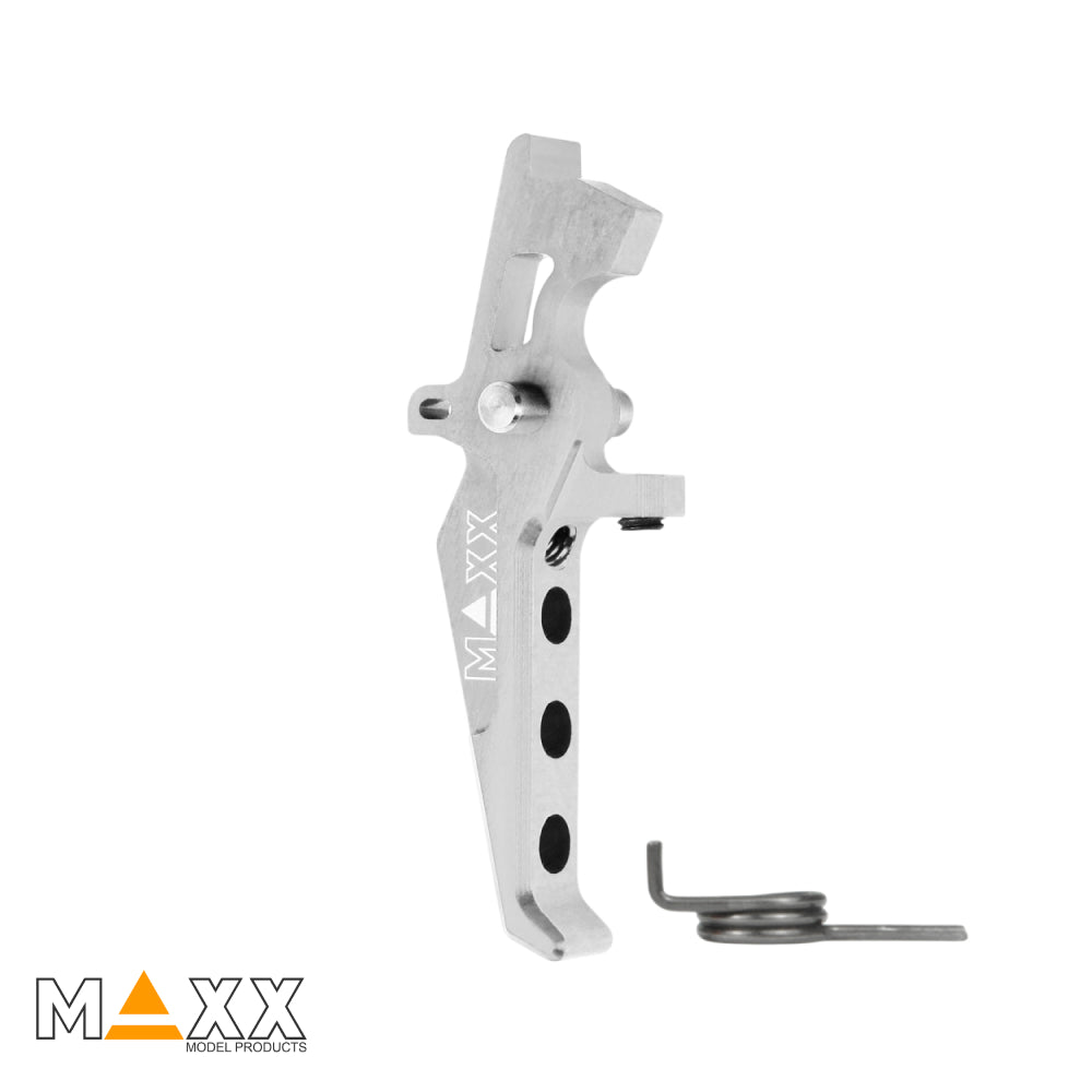 MAXX Model CNC Aluminum Advanced Speed Trigger (Style E) (Silver)