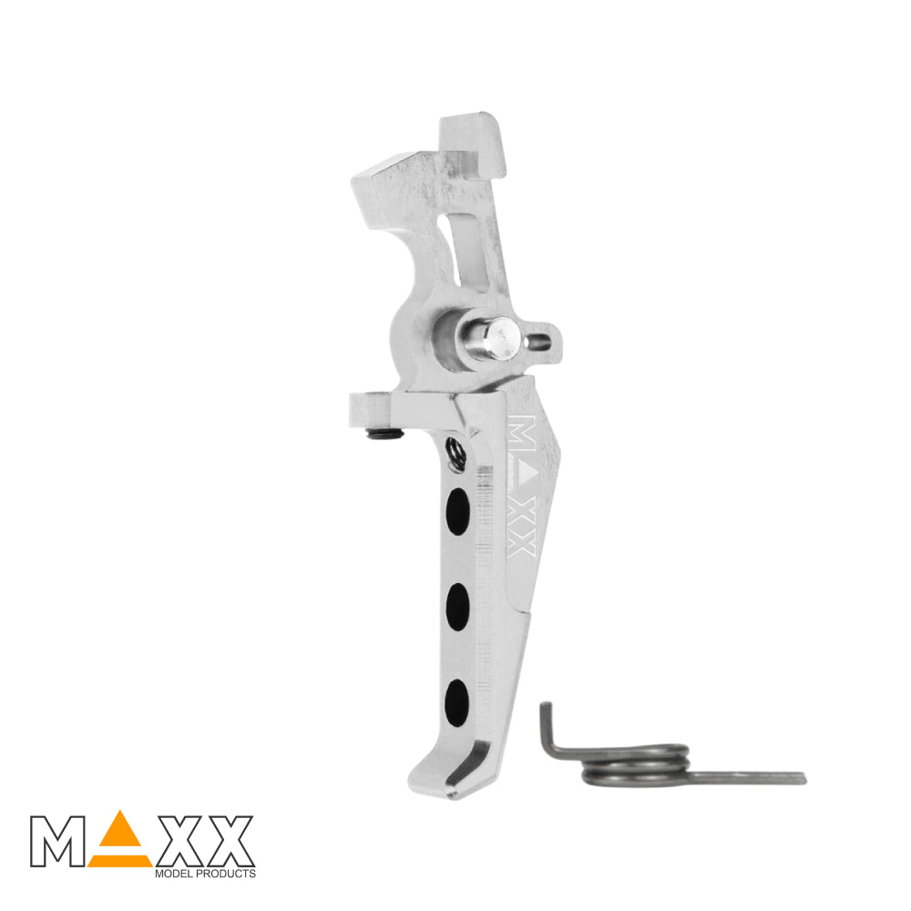 MAXX Model CNC Aluminum Advanced Speed Trigger (Style E) (Silver)