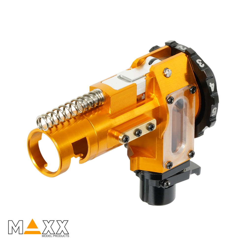 MAXX Model CNC Aluminum Hopup Chamber M4Ei (for ICS M4 AEG with split gearbox)