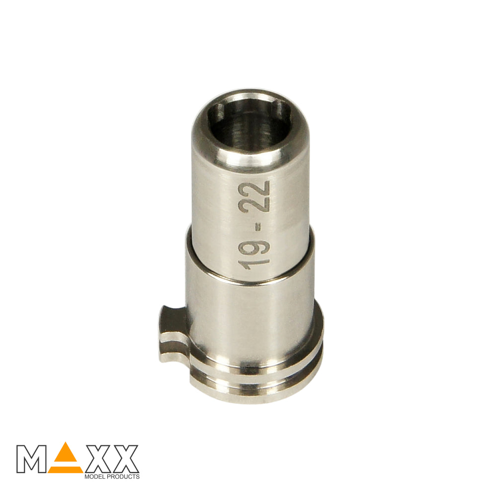 MAXX Model CNC Titanium Adjustable Air Seal Nozzle (19mm-22mm)