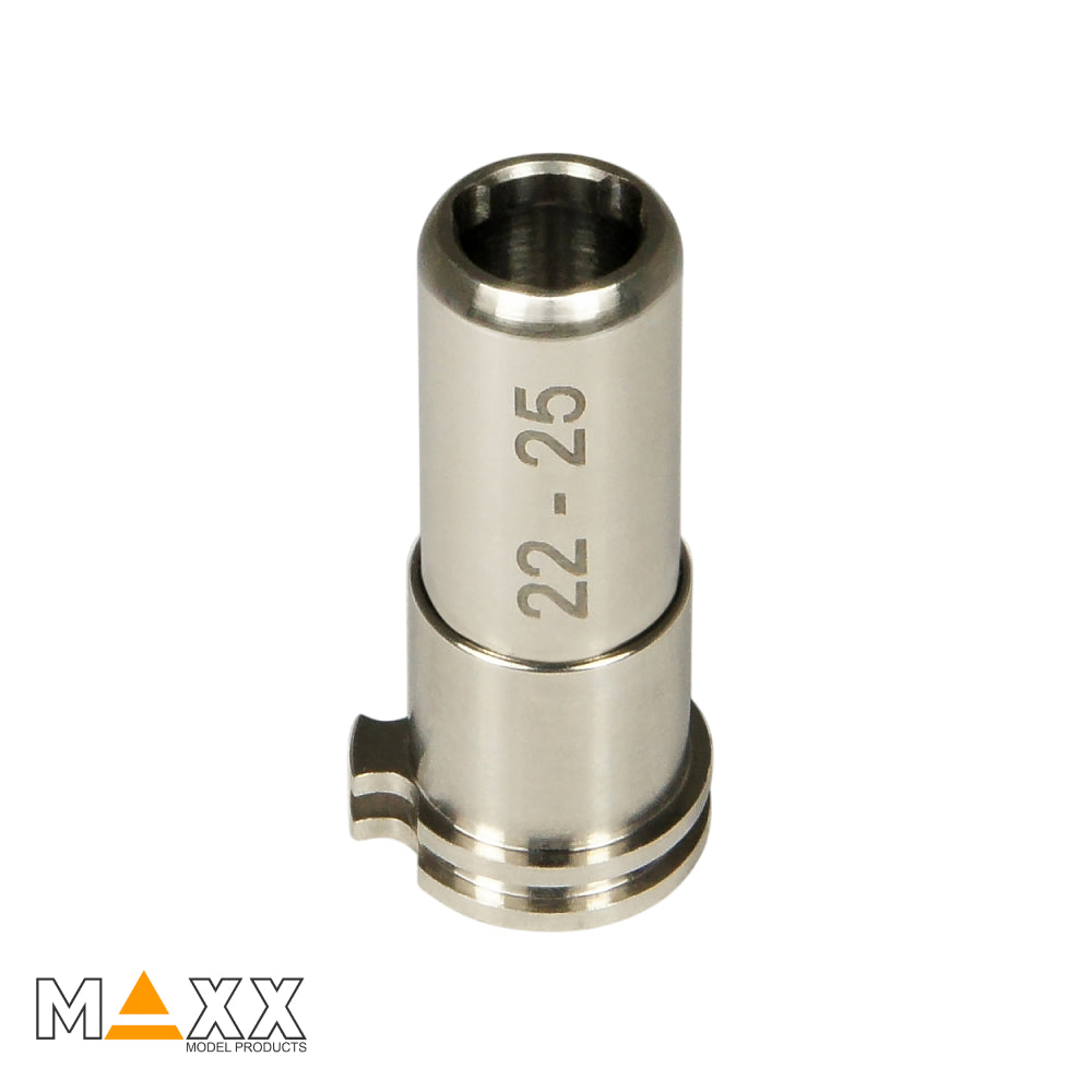 MAXX Model CNC Titanium Adjustable Air Seal Nozzle (22mm-25mm)