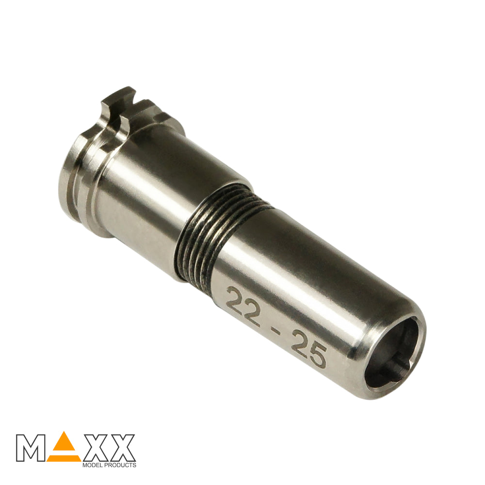 MAXX Model CNC Titanium Adjustable Air Seal Nozzle (22mm-25mm)