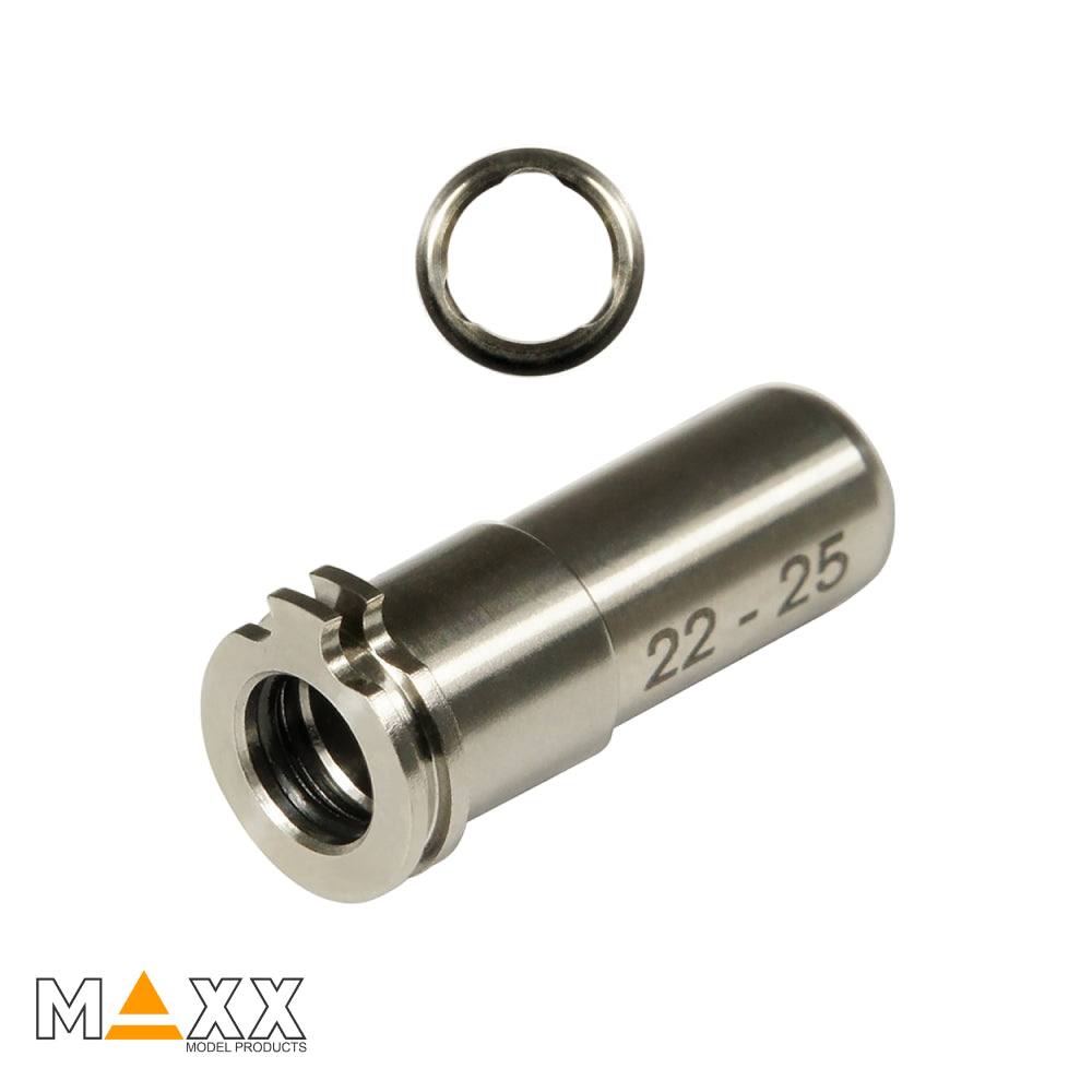 MAXX Model CNC Titanium Adjustable Air Seal Nozzle (22mm-25mm)