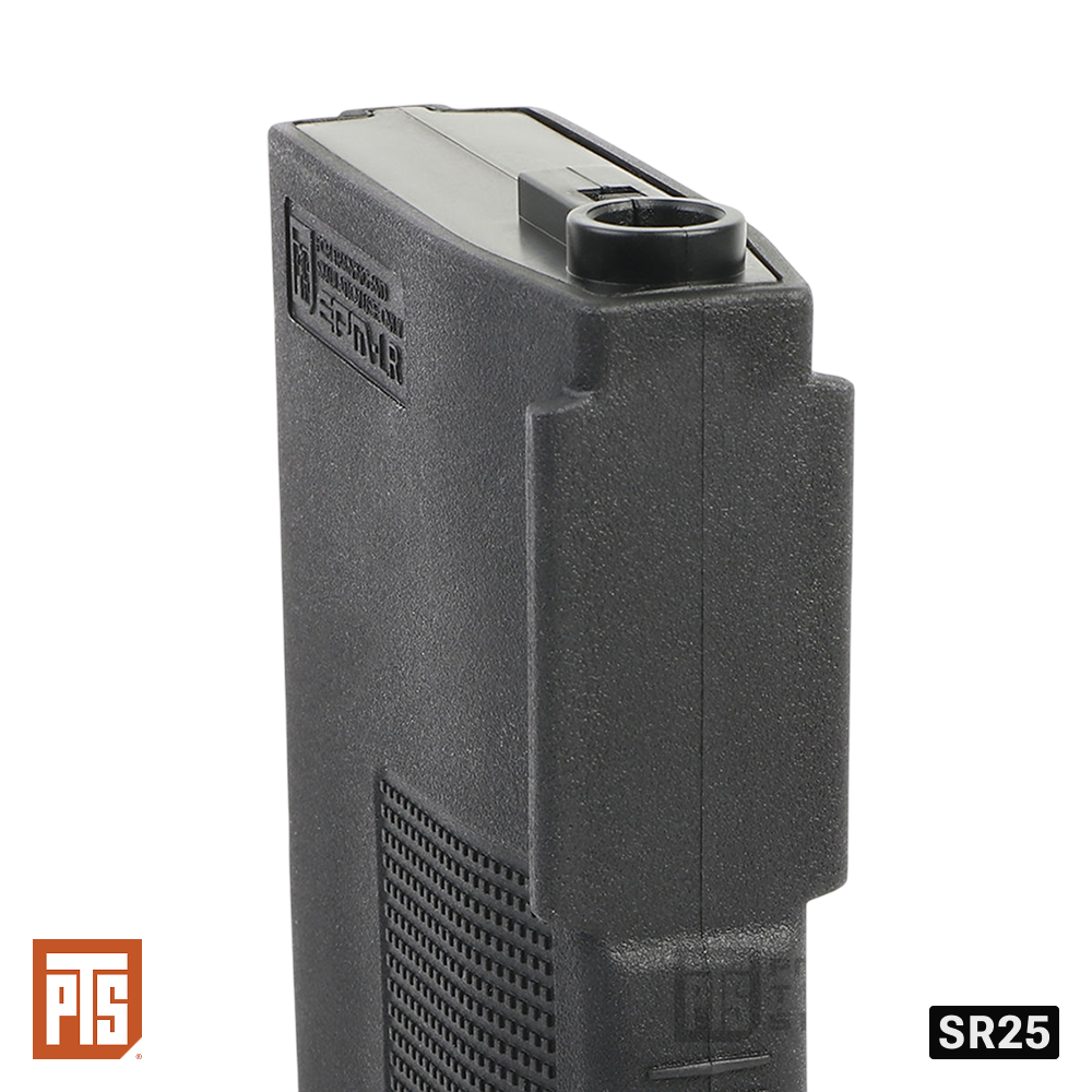 PTS EP Series Enhanced Polymer Magazine LR (EPM-LR) 150rd for SR25 AEG – Black