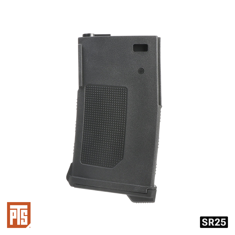 PTS EP Series Enhanced Polymer Magazine LR (EPM-LR) 150rd for SR25 AEG – Black