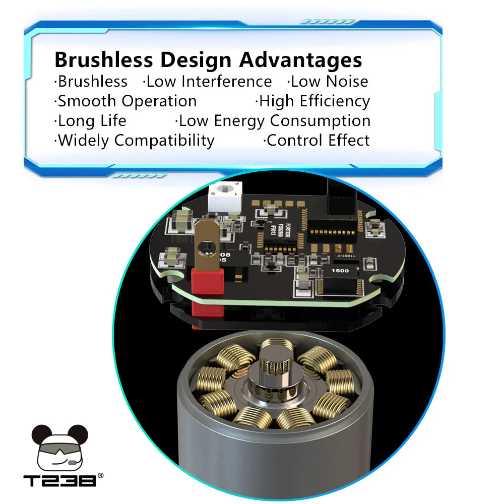 T238 High-Speed Brushless Motor for Airsoft AEG