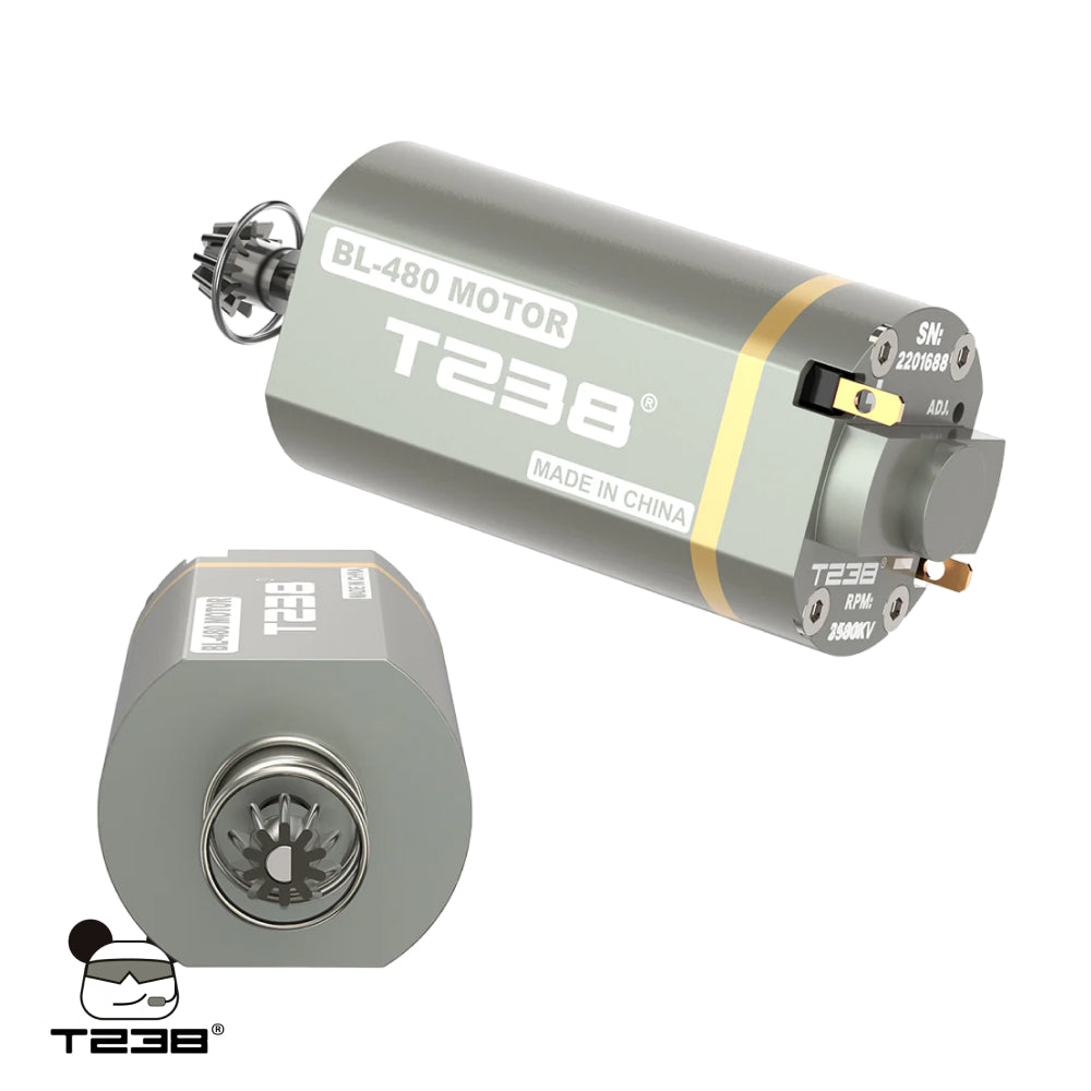 T238 High-Speed Brushless Motor for Airsoft AEG