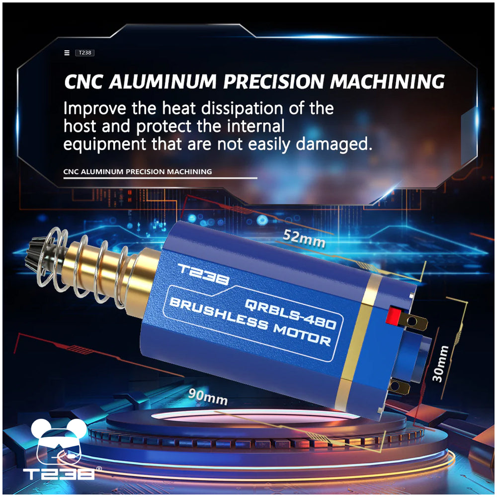 T238 Quick Response High-Efficiency Low-Loss AEG Brushless Motor